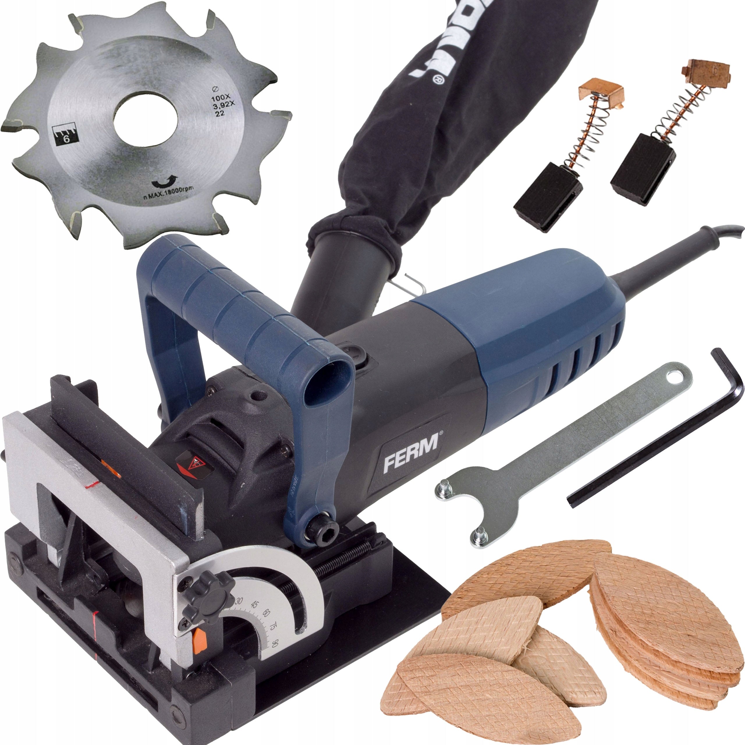 LAMELOWANICA 900W Nut Milling Machine, Aluminum Base, Suitcase SET FERM