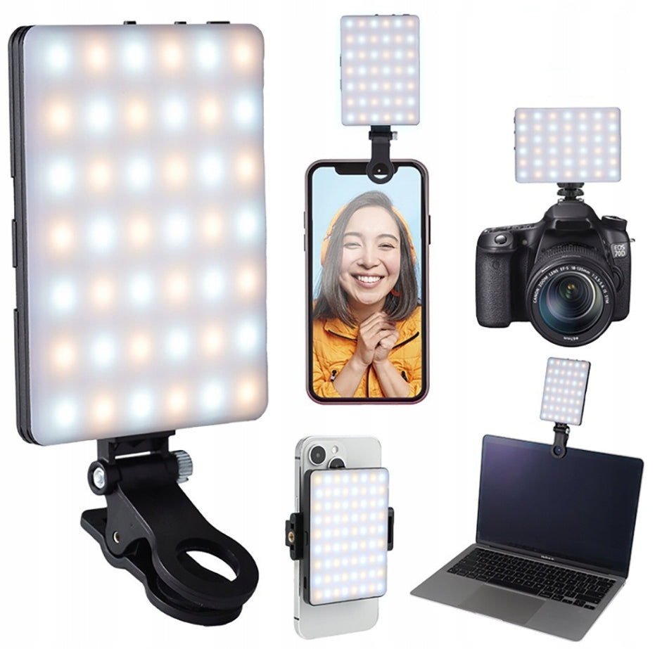 LAMP PHONE LAMP CLIP LED SELFIE LAPTOP PANEL FOR VLOG PHOTOS