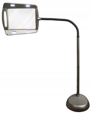 LAMP WITH MAGNIFYING GLASS 2,5 magnification illuminated and standing