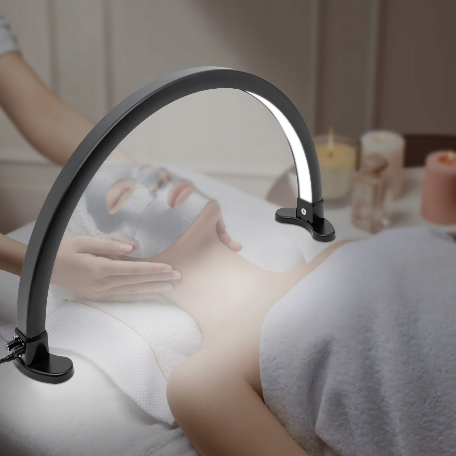 LAMPA KOSMETYCZNA NA BIURKO LED ŁUK BEZCIENIOWA DO MANICURE PEDICURE Manufacturer code LAMPA KOSMETYCZNA