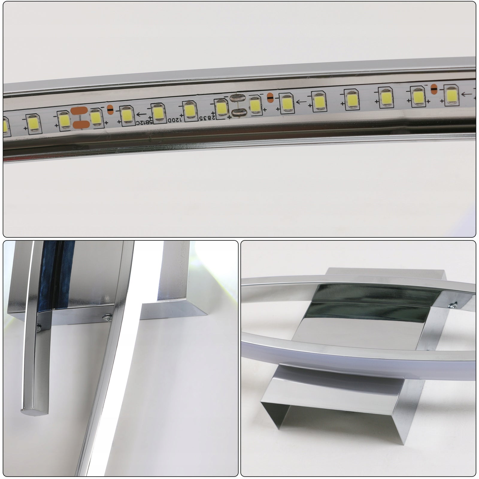 LAMPA SCIENNA LED KINKIET CHROME NOWOCZESNA SALONU KORYTARZ 27W 6500K 89CM Manufacturer code NL-30923243