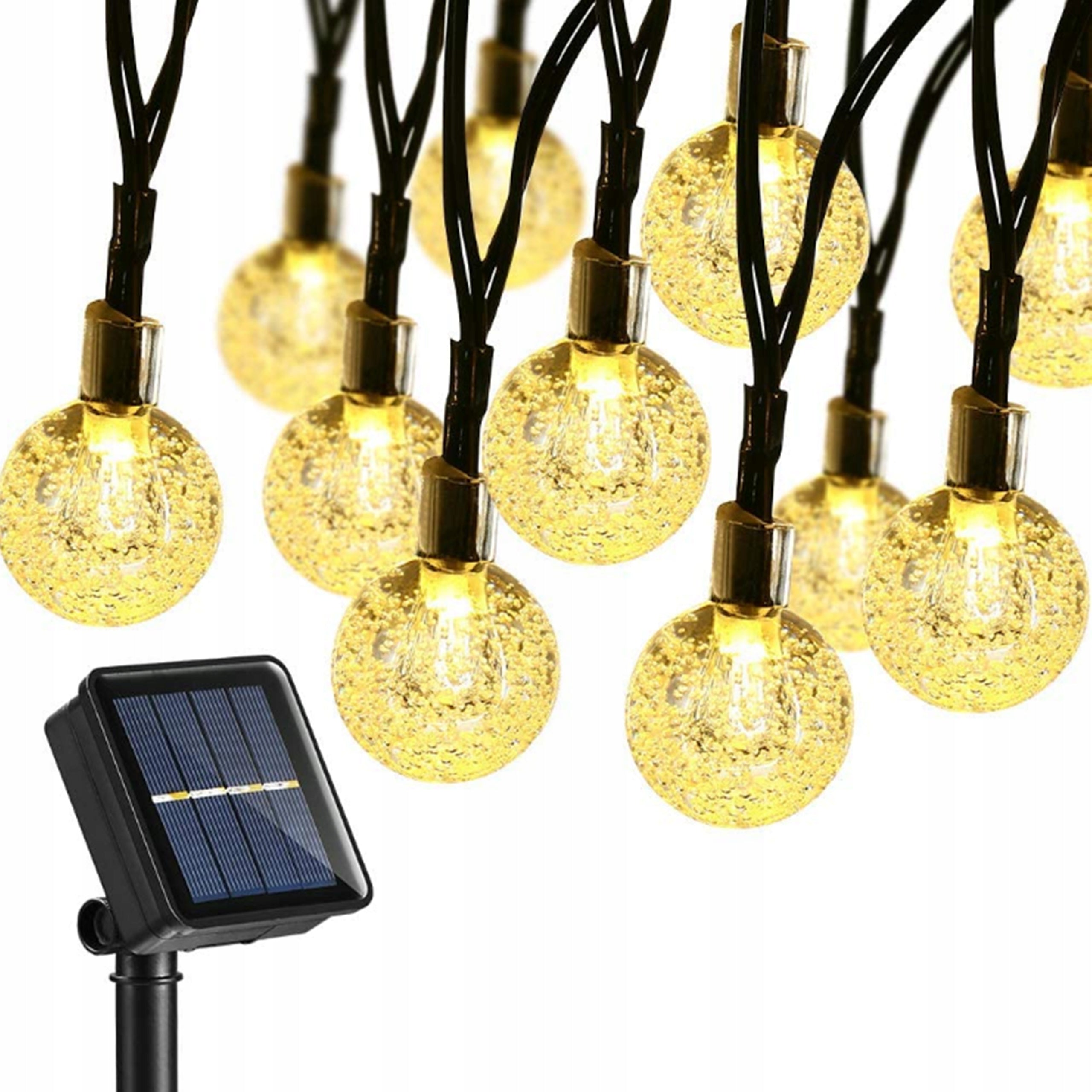 LAMPS SOLAR GARLAND LED GARDEN BALLS LIGHT GARDEN BULB 50