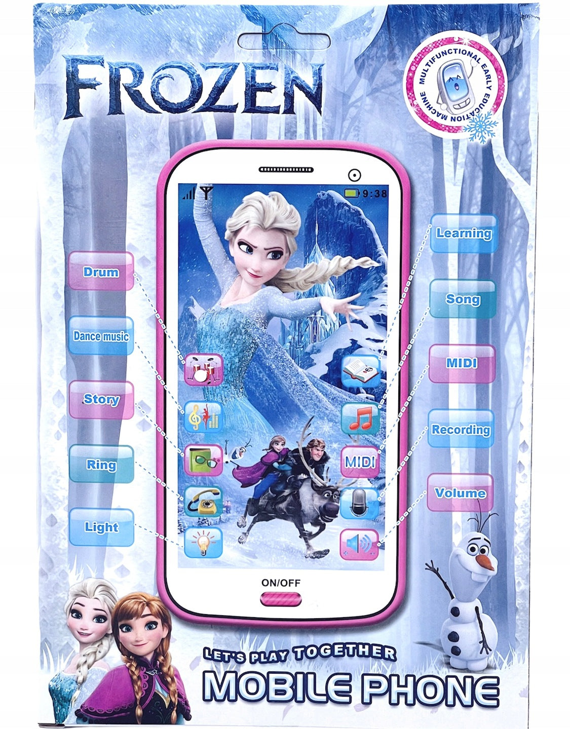 LAND OF ICE touch phone - interactive smartphone RECORDING ELSA ELZA Packaging status original