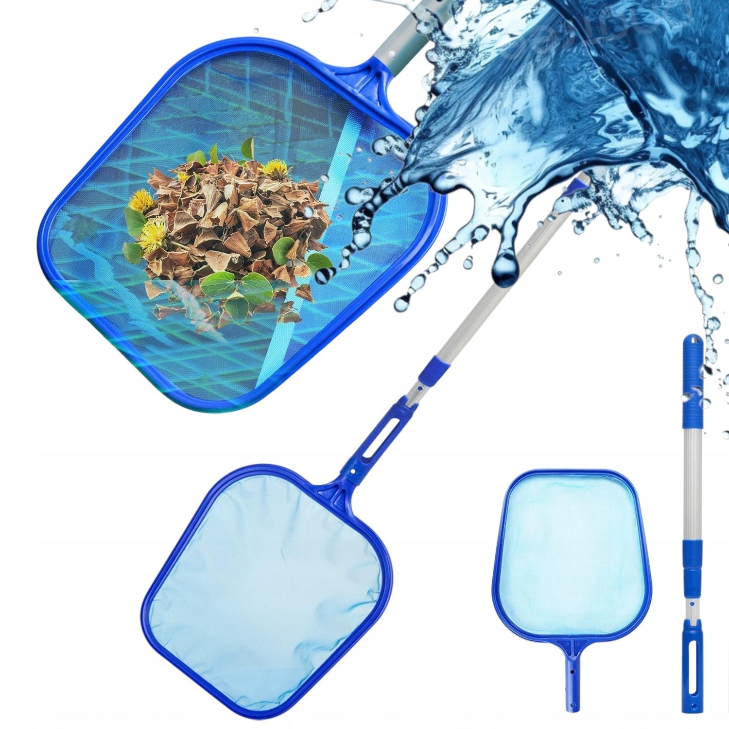 LANDING NET POOL CLEANING NET JACUZZI NET POOL + STICK Packaging status original