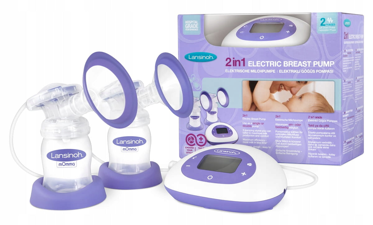 LANSINOH Electric breast pump for two breasts 2in1 Medical device no