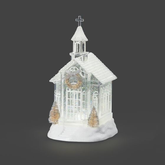LANTERN MUSIC BOX CHURCH CHRISTMAS ORNAMENT GLOWS CAROL GAME Manufacturer code LEDD