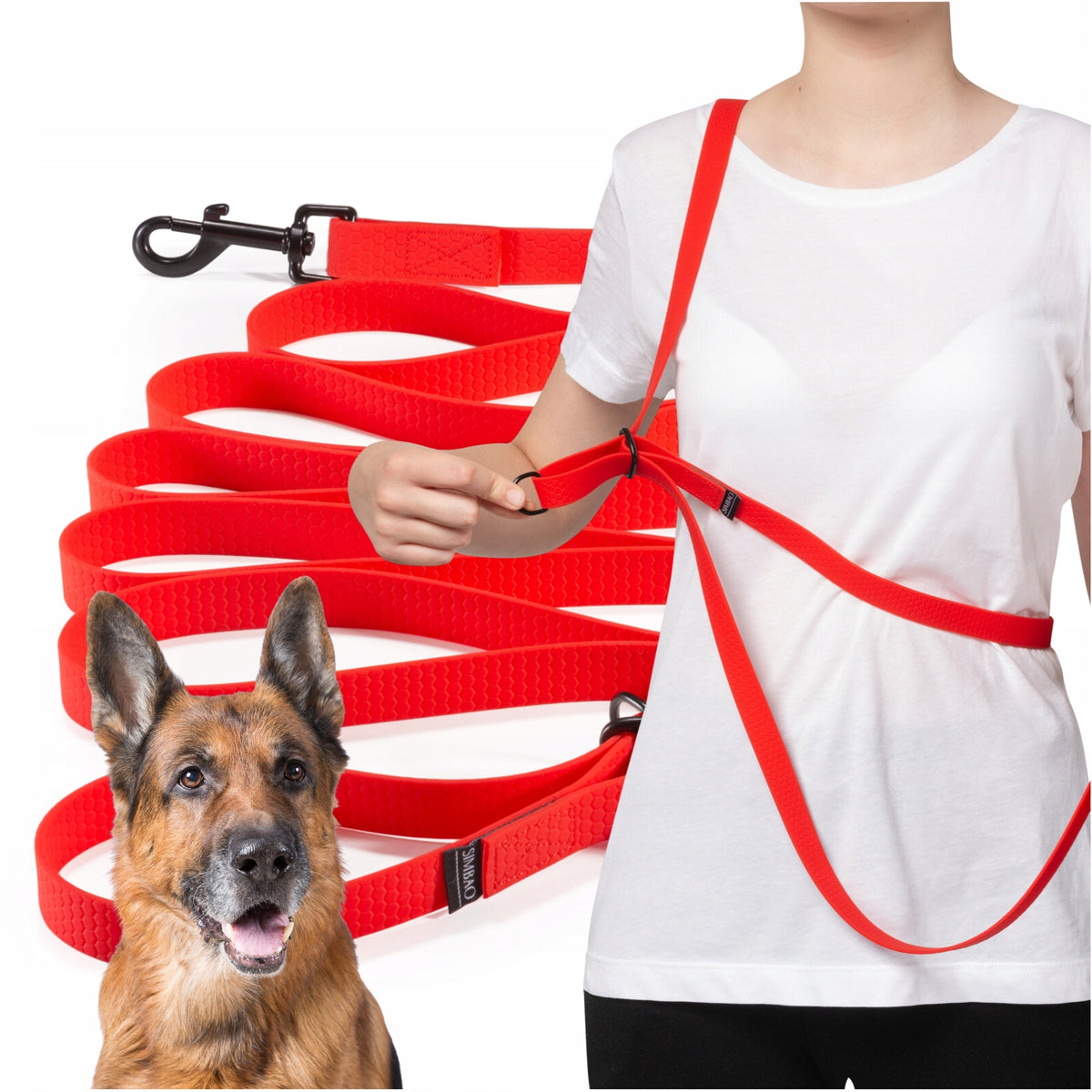 LANYARD ADJUSTABLE 5m FOR DOG TRAINING CORD WATERPROOF PVC STRONG