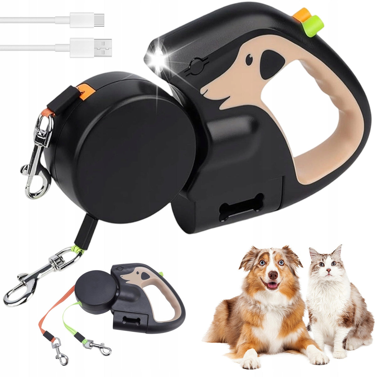 LANYARD AUTOMATIC LANYARD WATERPROOF RETRACTABLE BEHAVIORAL SPORTS FOR DOGS