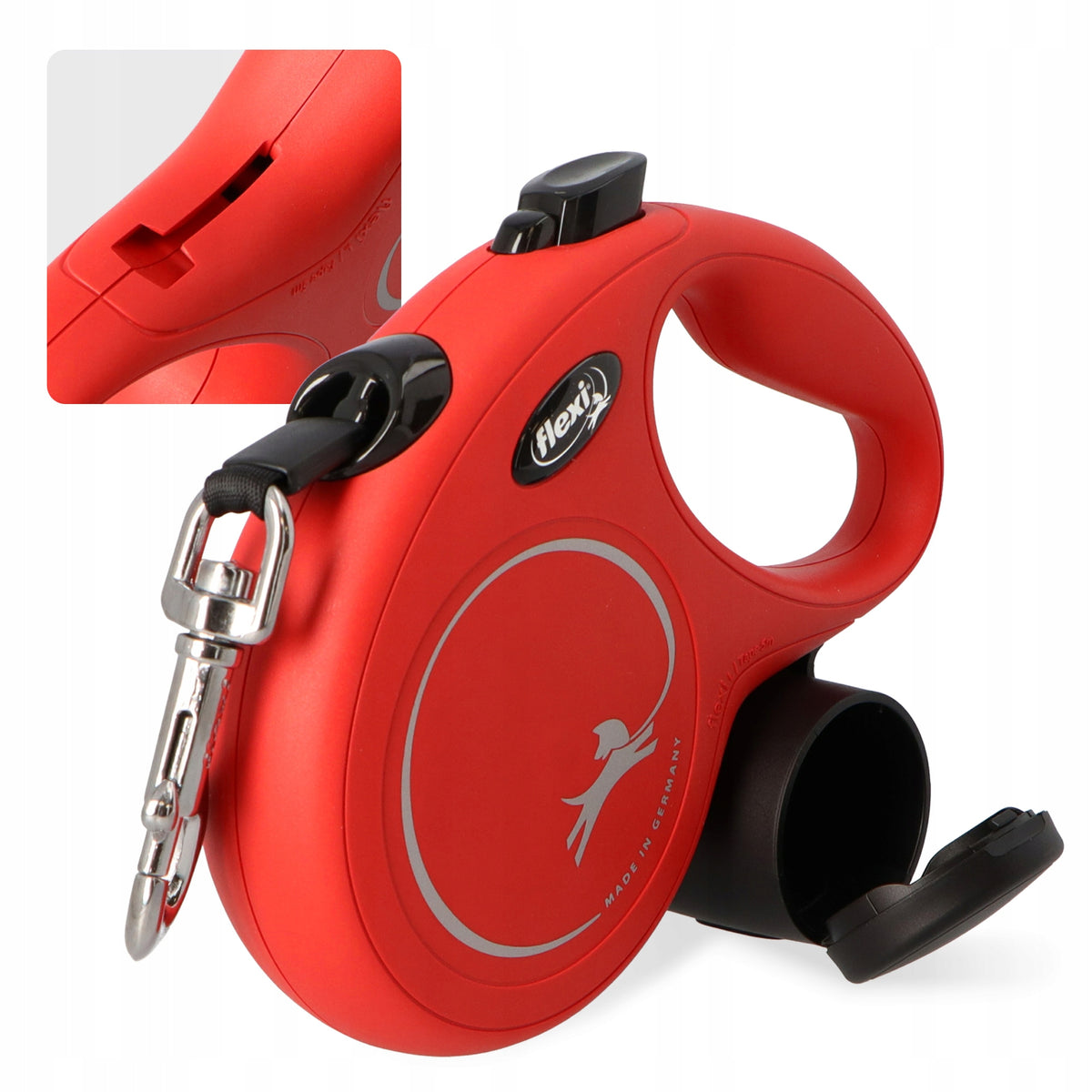 LANYARD DOG AUTOMATIC 5m FLEXI Tape CONTAINER BAGS TREATS Multi 3O Manufacturer code B010101005-V02