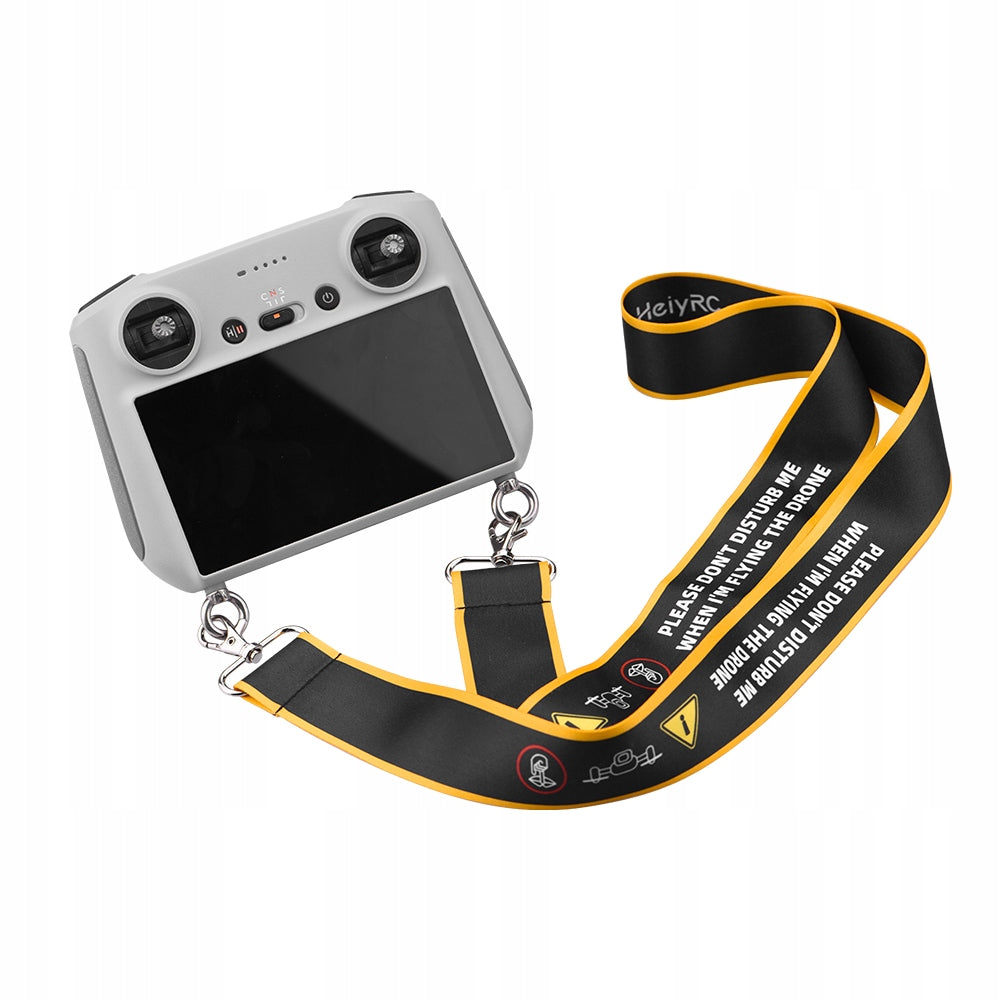 LANYARD HOLDER FOR DJI RC / RC 2 / MINI 5 PRO / DJI AIR 3S CONTROLLER Manufacturer code UCHWYT SMYCZ ŻÓŁTO CZARNA DJI RC / RC 2