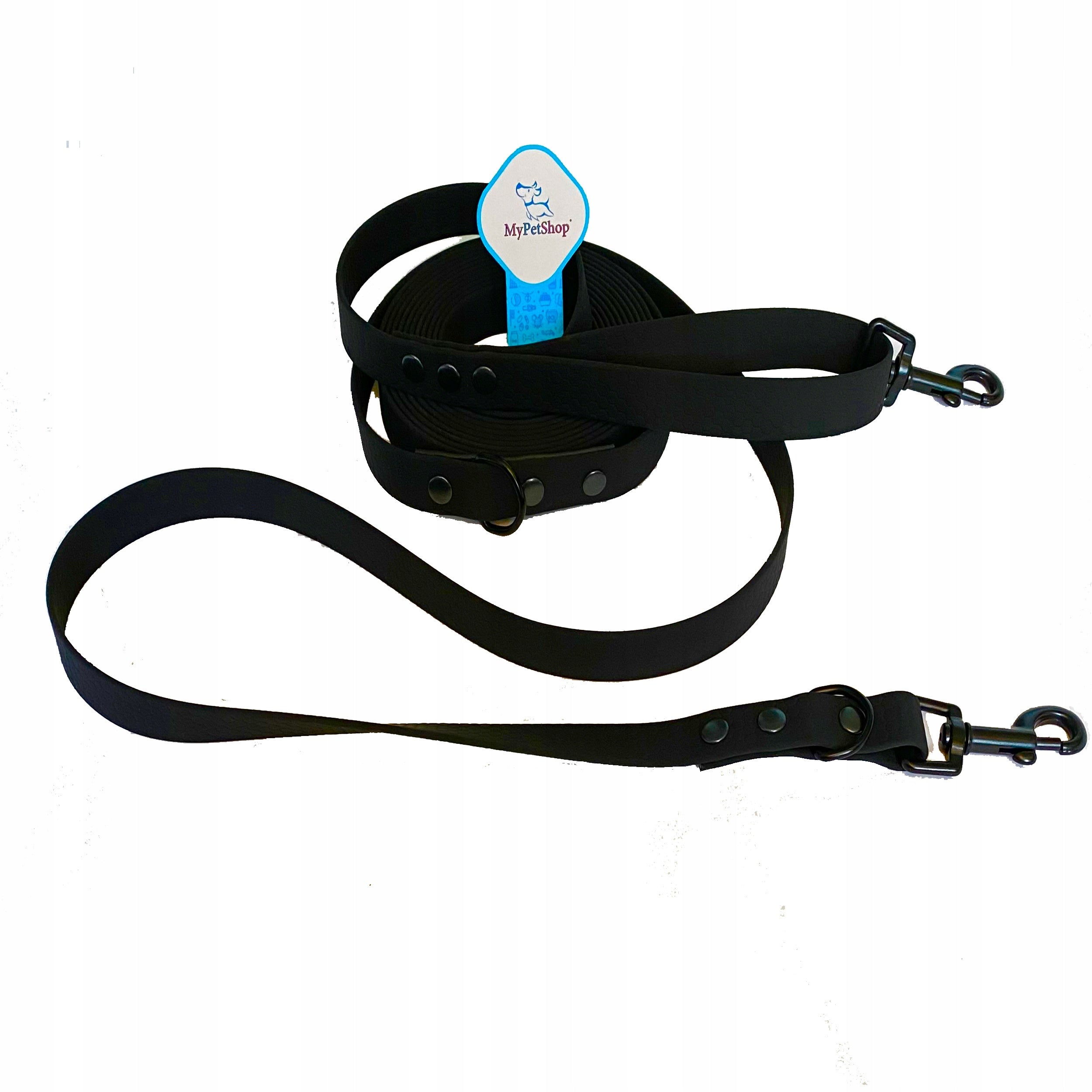 LANYARD for Dog CLIP-ON BIOTHANE 2,5-3,5 -5m TRAINING STRONG WIDE 20mm Manufacturer code brak