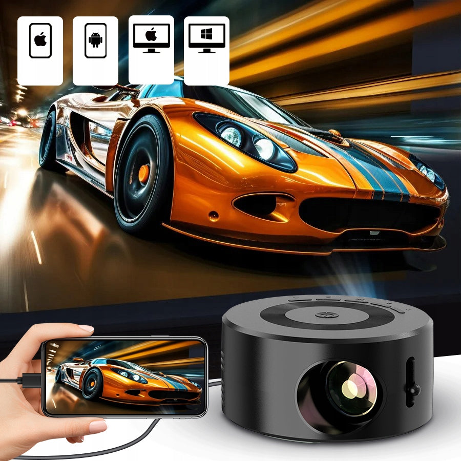 LAPTOP TV PROJECTOR PORTABLE SMALL PHONE PROJECTOR 1080P Model Mini projektor Bluetooth