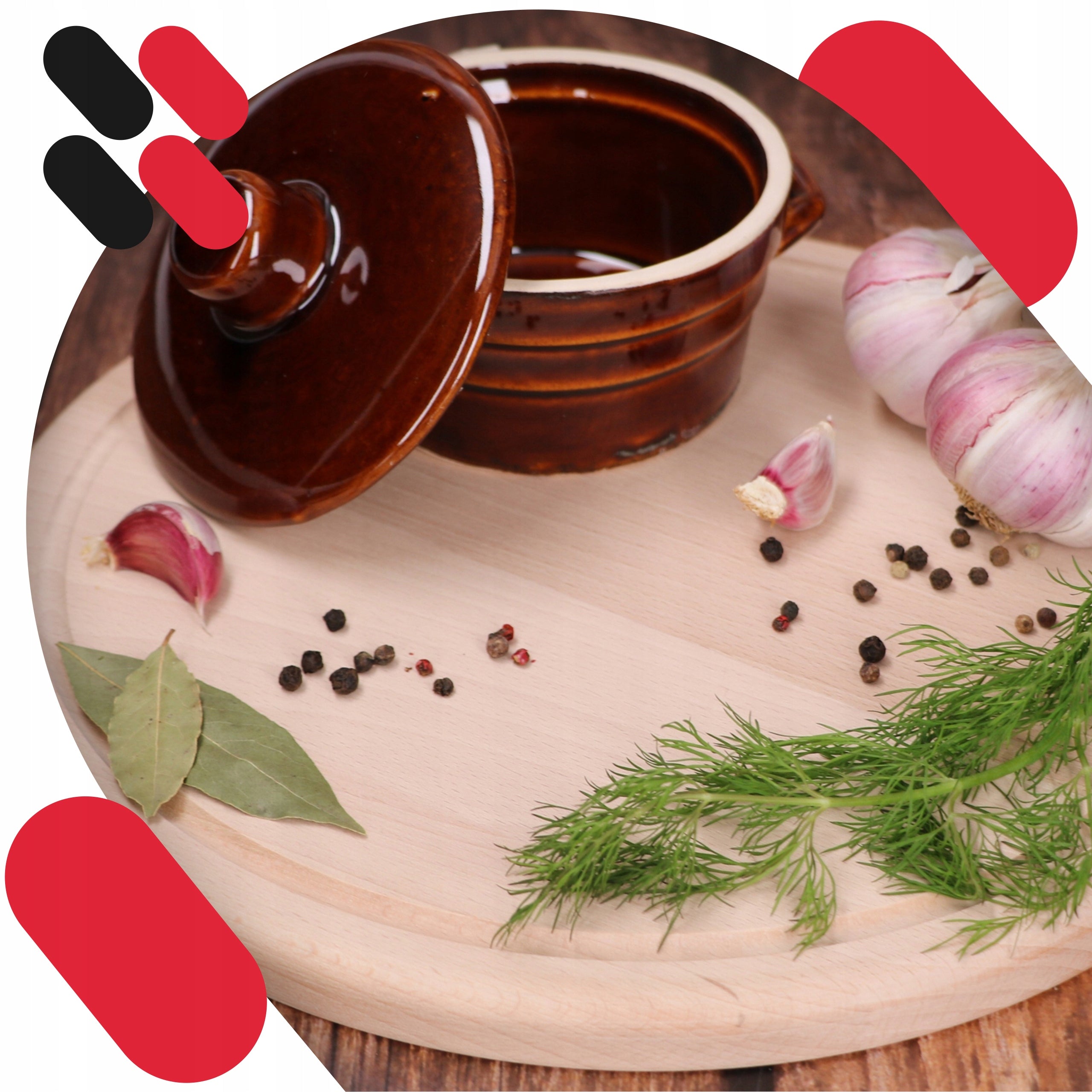 LARD STONE BARREL CERAMIC POT 1L Capacity 1 l