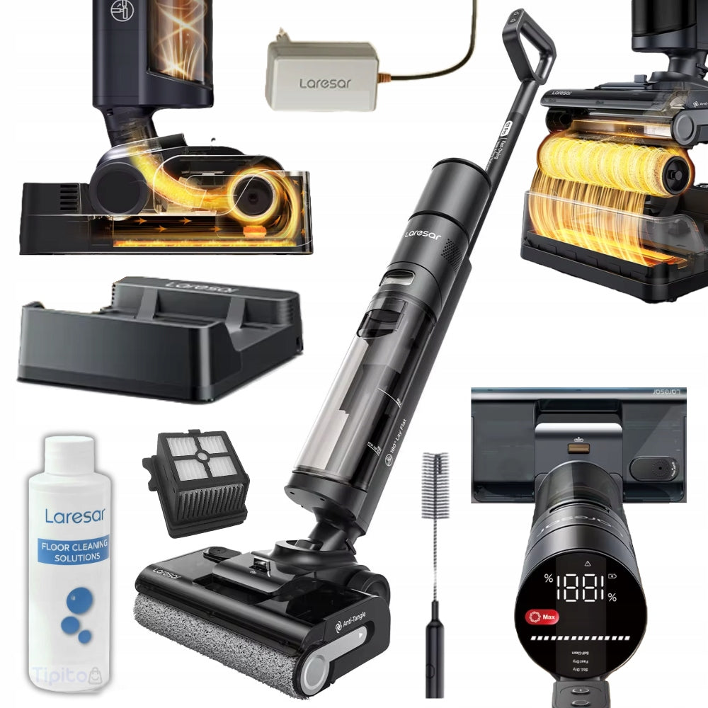 LARESAR S7 PRO Cordless Wet-Dry Mop Drying 80°C