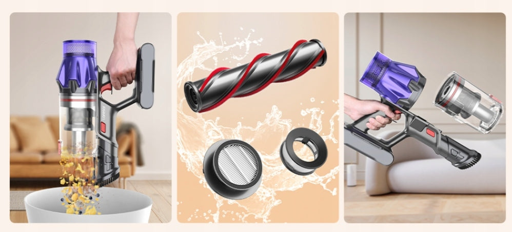 LARESAR v7 + accessories HANDHELD CORDLESS VACUUM CLEANER 500w Brand Laresar