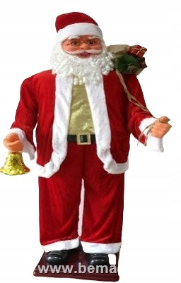 LARGE 180CM SANTA CLAUS SINGING AND DANCING