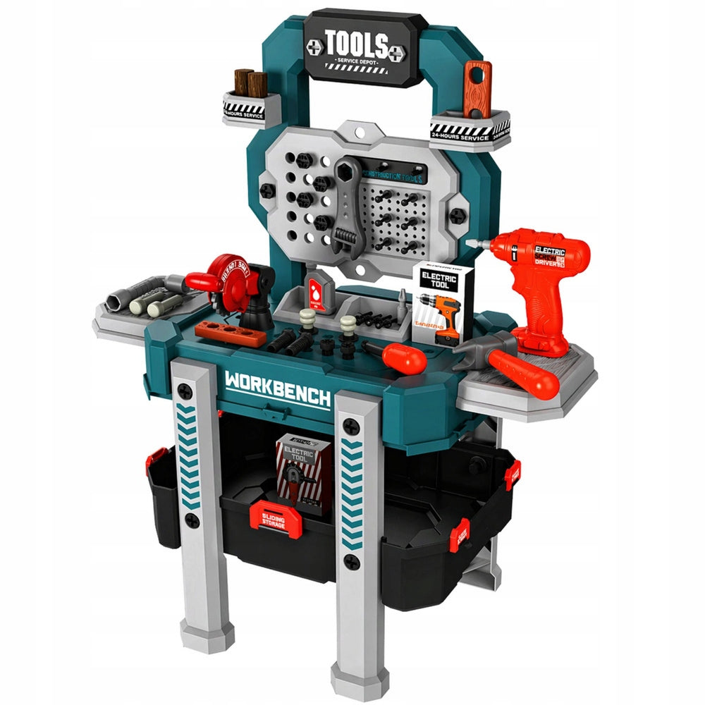 LARGE 2IN1 DIY TOOL TABLE SET Kid's age 3＋ years