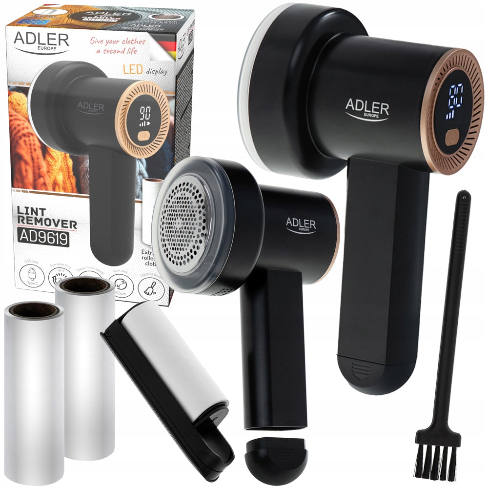 LARGE AND EFFICIENT SHAVER FOR UPHOLSTERY CLOTHES SOFA SWEATERS STRONG Brand Adler Europe
