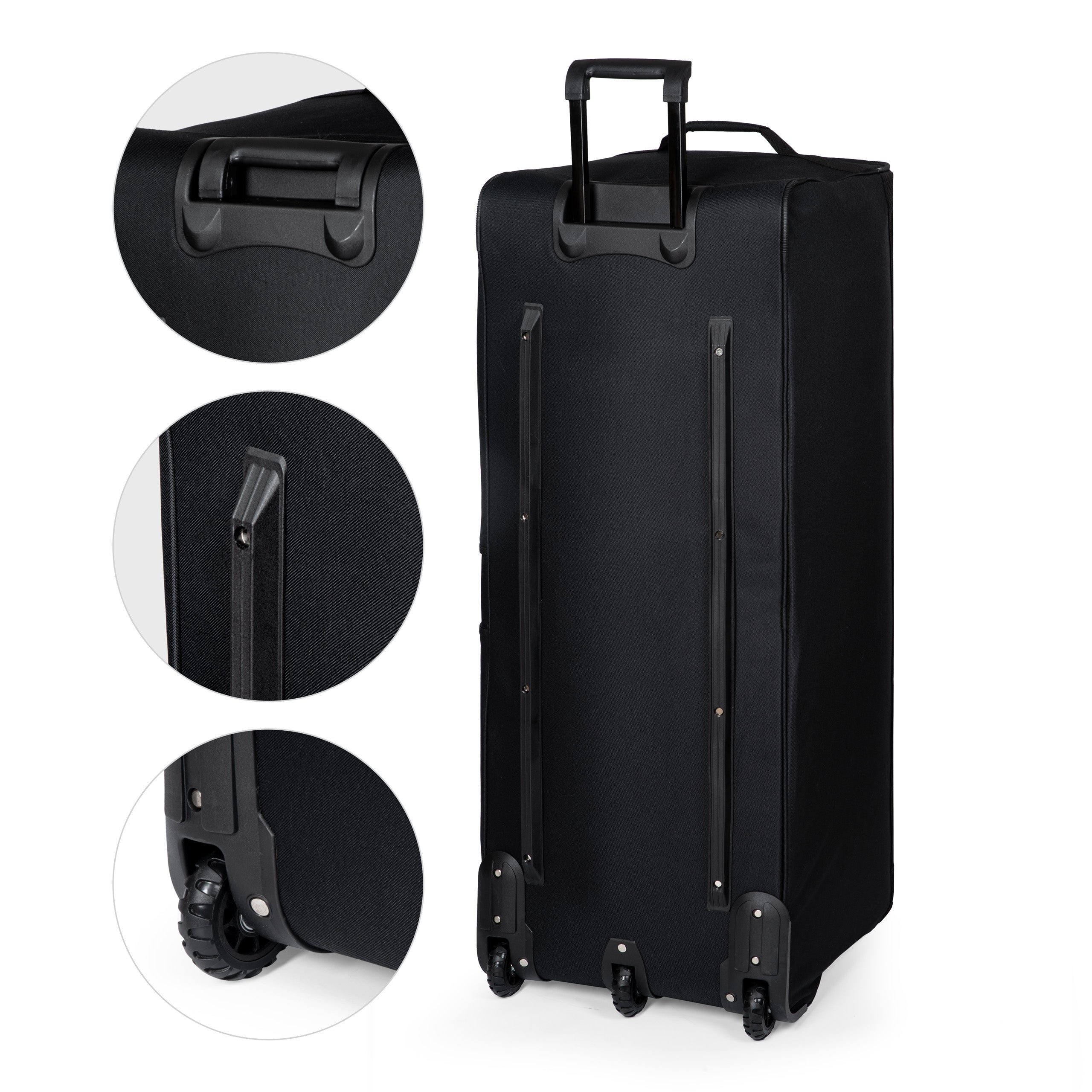LARGE BAG HEYO TRAVEL ON 3 WHEELS LUGGAGE suitcase 160L 100x39x41 Height 41 cm
