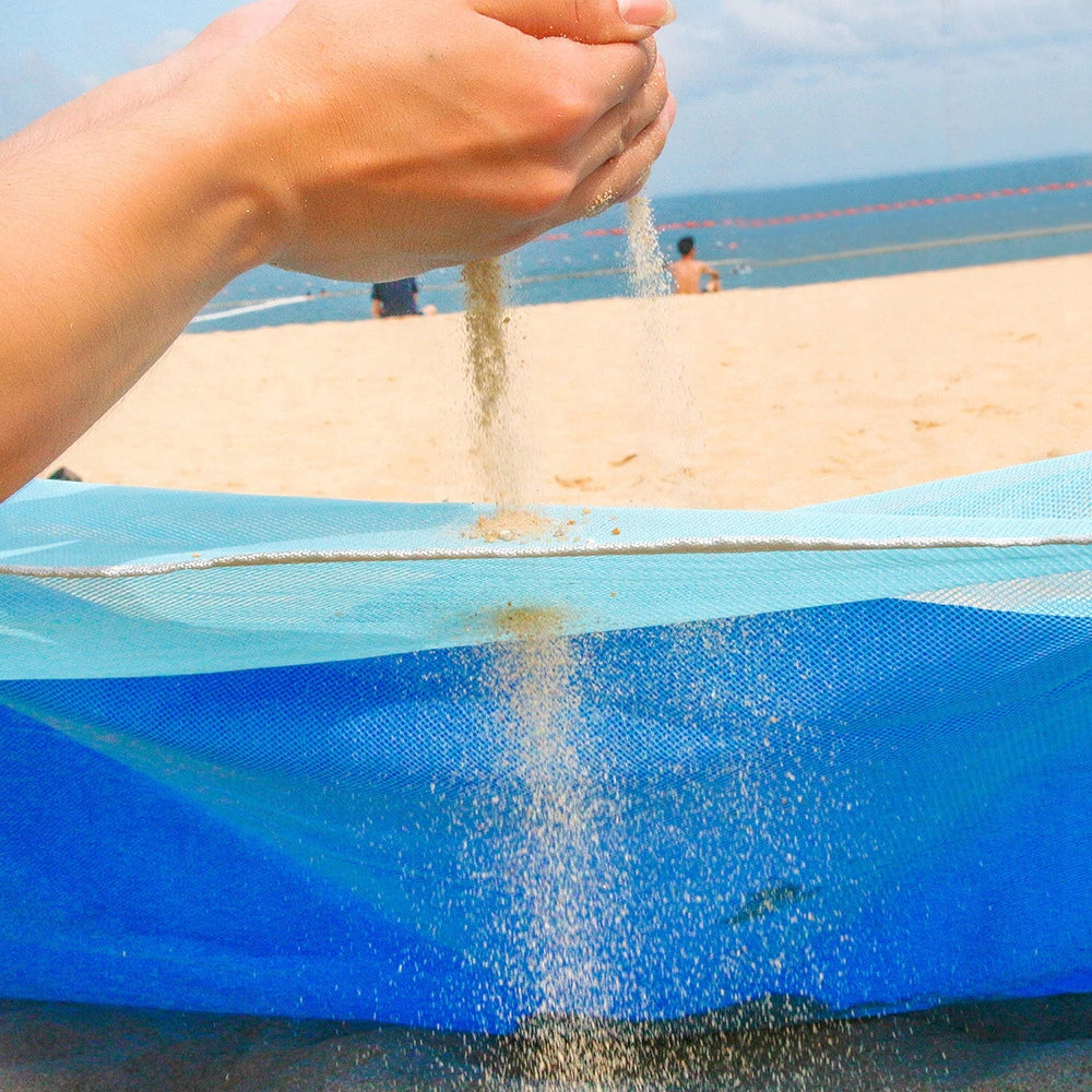 LARGE BEACH MAT PICNIC BLANKET CAMPING BLANKET FOR BEACH SAND FREE 200x200 cm Manufacturer code Koc plażowy