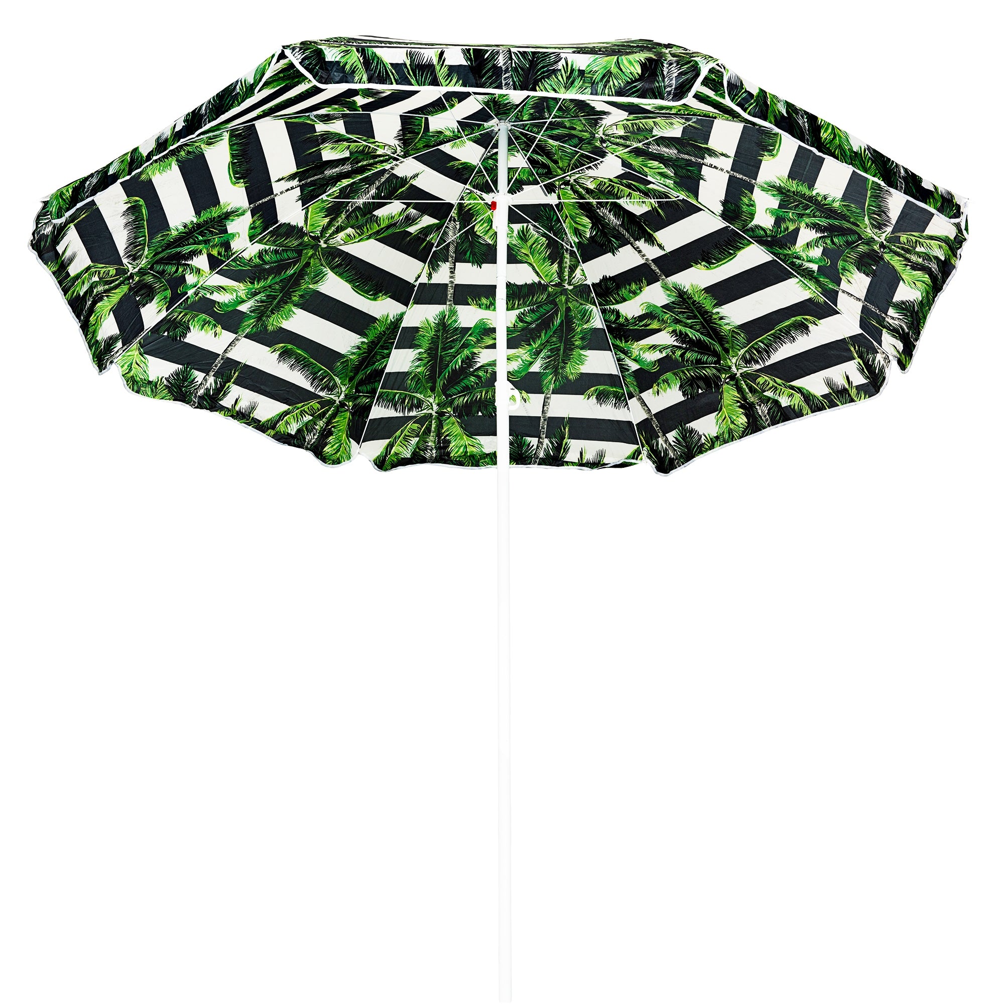 LARGE BEACH UMBRELLA FOLDING GARDEN BROKEN HAMMERED TO THE BEACH TERRACE 220 cm Brand Malcom