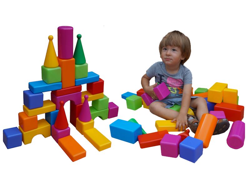 LARGE BUILDING BLOCKS BLOWN FROM 1 YEAR
