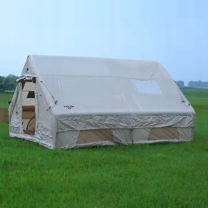 LARGE CAMPING TENT PUMPED 8 PERSON INFLATABLE 12m2 400x300cm Packaging status original