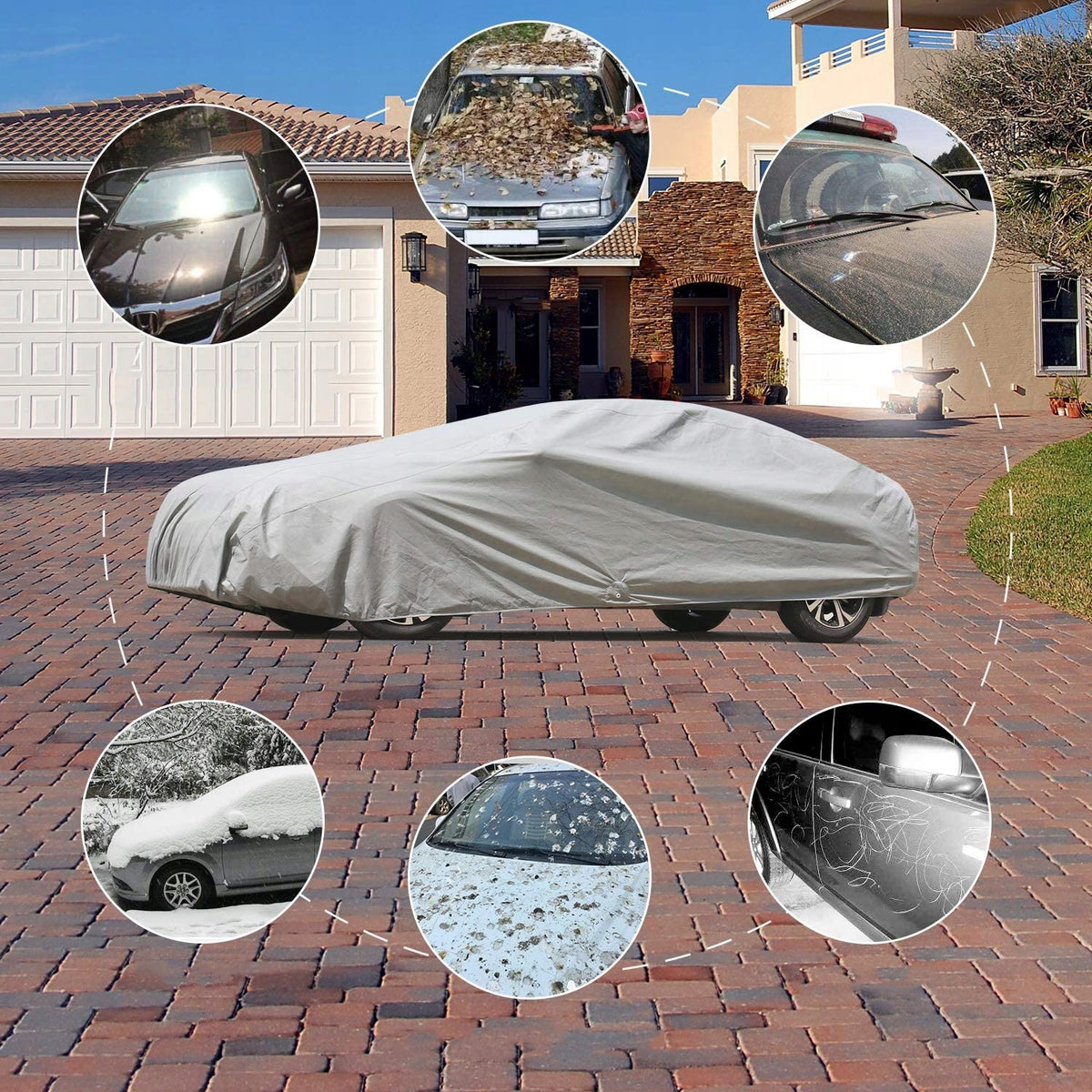LARGE CAR COVER TARPAULIN FOR WINTER Manufacturer's catalog number TYBOND SEDAN XXL CRAFT