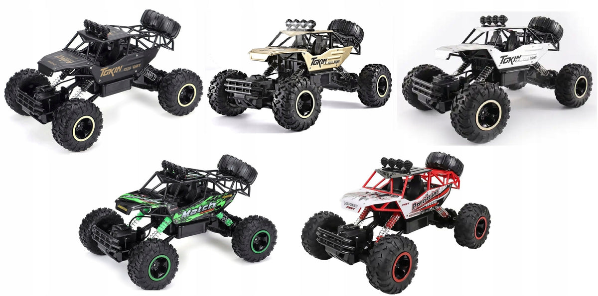 LARGE CAR REMOTE CONTROLLED DRIVE 4x4 AUTO REMOTE CONTROL RC METAL BUGGY 36cm Packaging status original