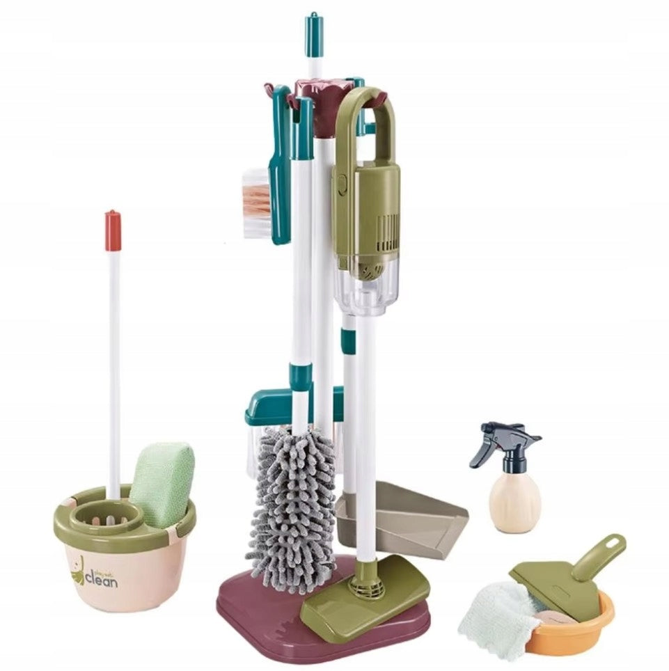 LARGE CLEANING TOY SET XXL Mop Cart