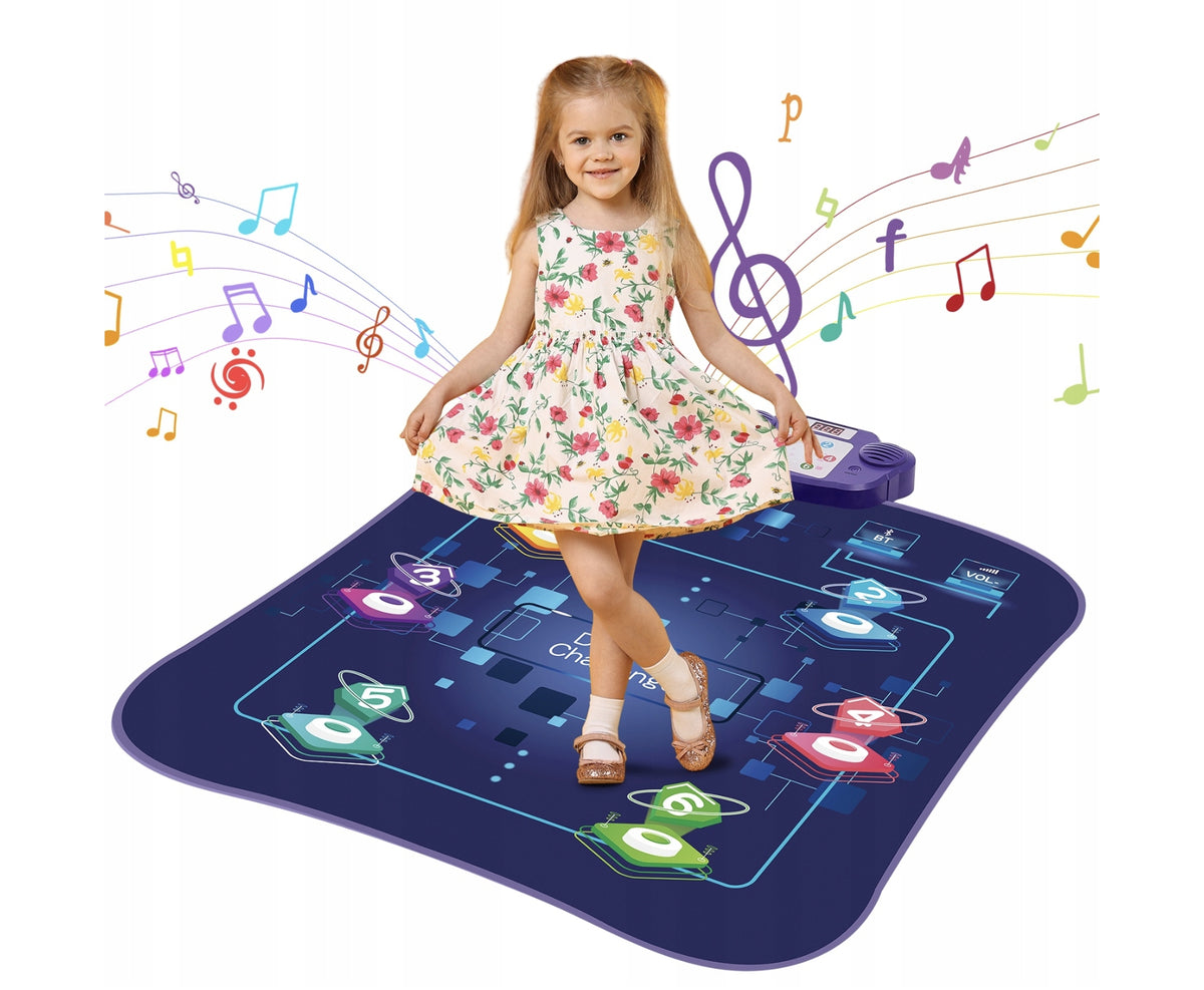 LARGE DANCE MAT FOR CHILDREN MUSICAL BLUETOOTH NON-SLIP LED TOY