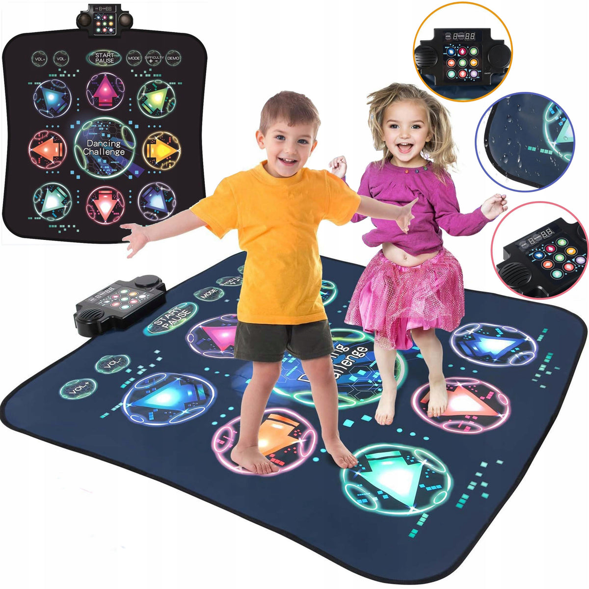 LARGE DANCE MAT FOR KIDS DANCE INTERACTIVE ELECTRONIC