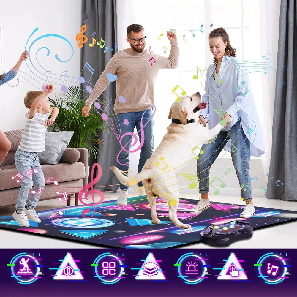 LARGE DANCE MAT MUSICAL DOUBLE DANCE GAME 12 GAMES 120x89 Manufacturer code 6TY1198adcsf