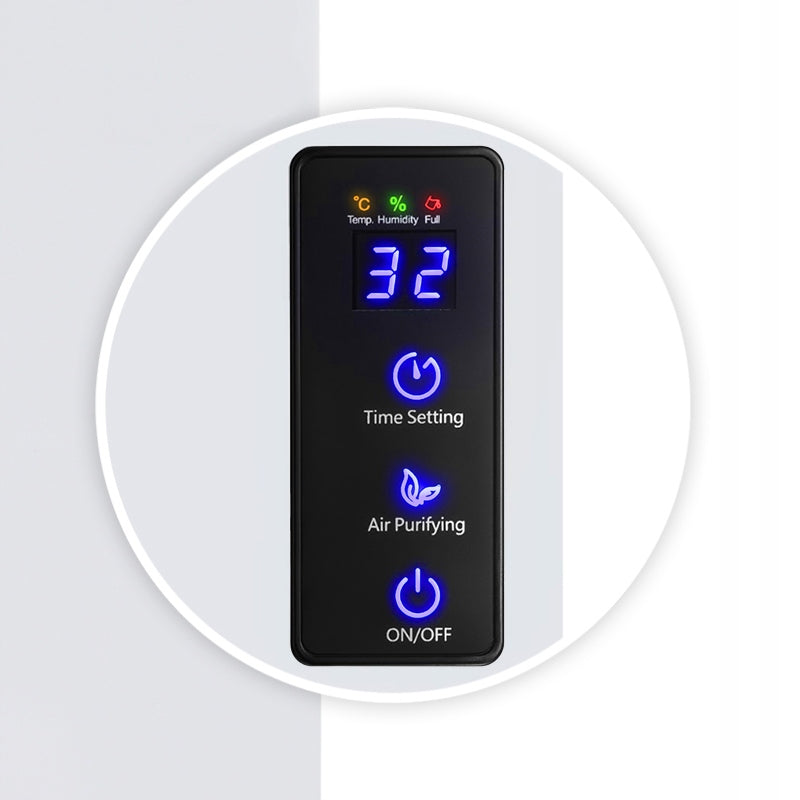 LARGE DEHUMIDIFIER MOISTURE ABSORBER PURIFIER 90W 2200ml UV+TIO2 Medical device no