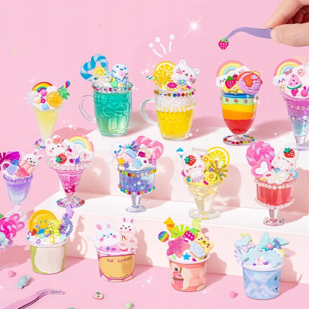 LARGE DIY ICE CREAM MAKING SET CREATE YOUR OWN UNIQUE DIY ICE CREAM SET EAN (GTIN) 6977443100243