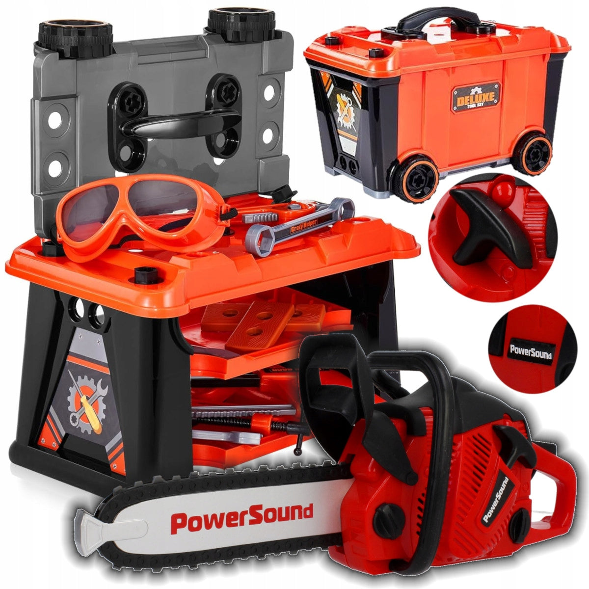 LARGE DIY TOOL SET BOX MOTOR SAW WORKSHOP XXL
