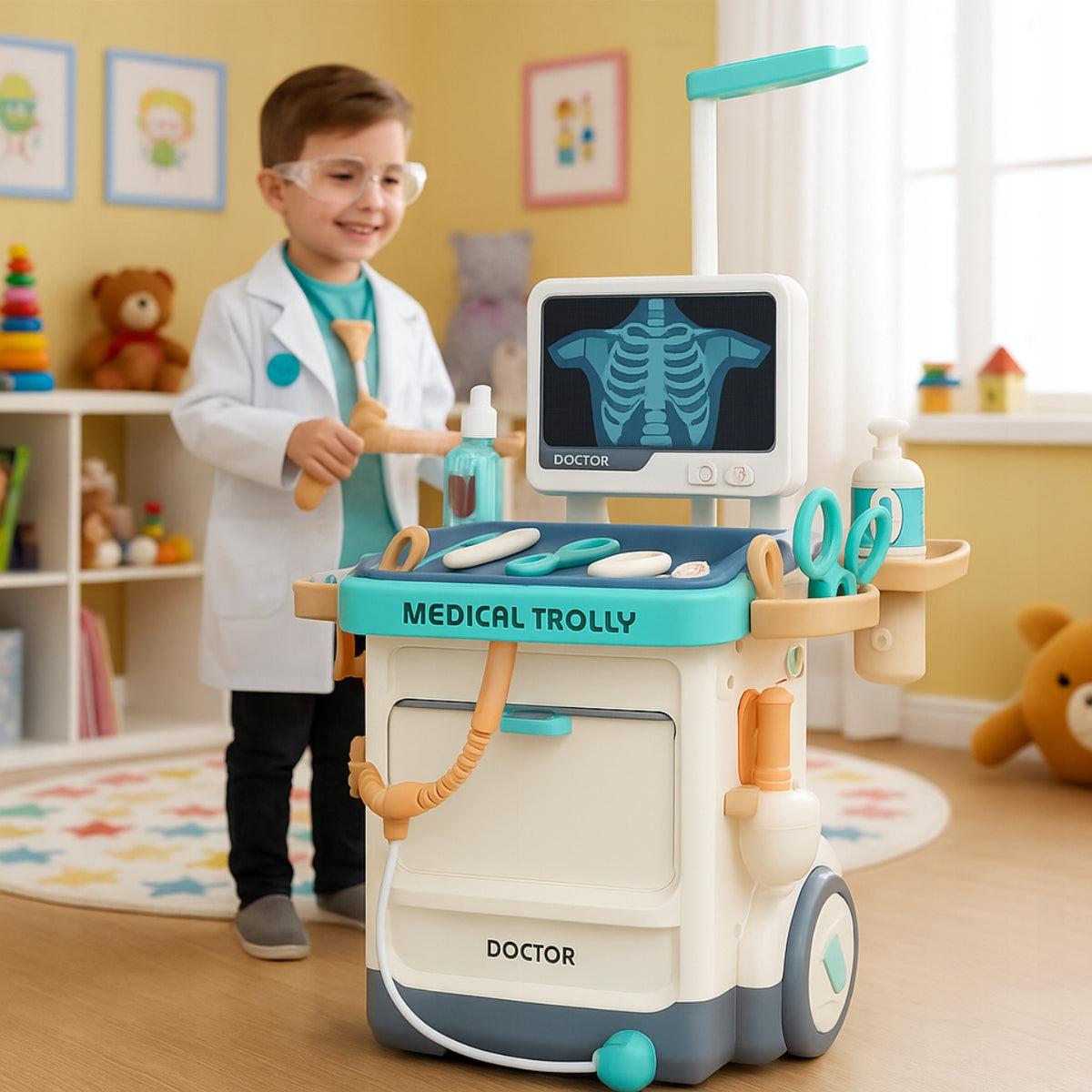 LARGE DOCTOR SET FOR CHILDREN XXL SMALL DOCTOR INTERACTIVE TOY EAN (GTIN) 5903902666761