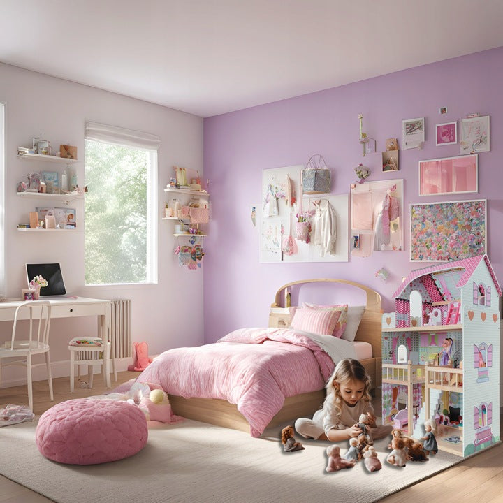 Medinis lėlių namelis Fluxar home MN-1078 90cm