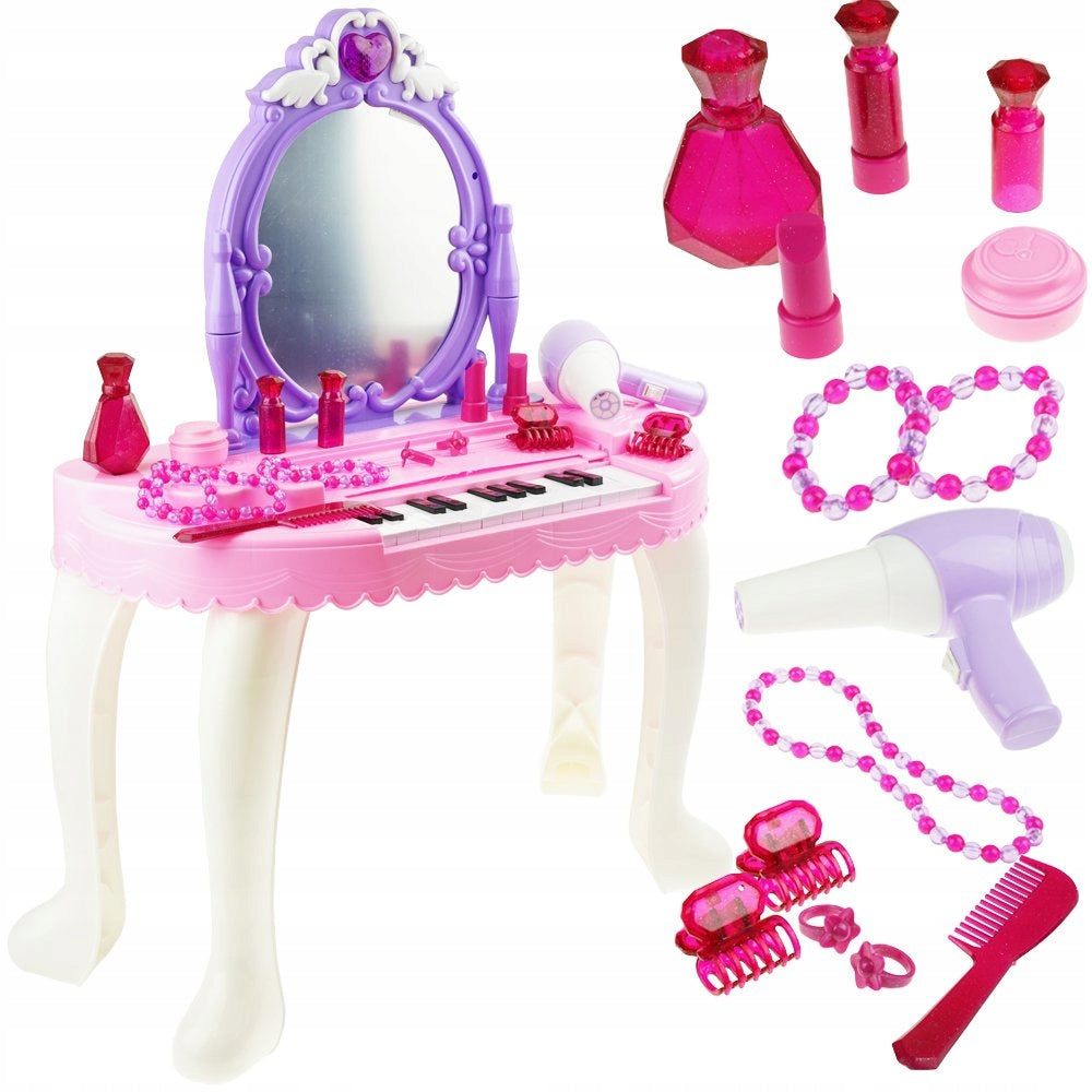 LARGE DRESSING TABLE FOR GIRLS MIRROR PIANO
