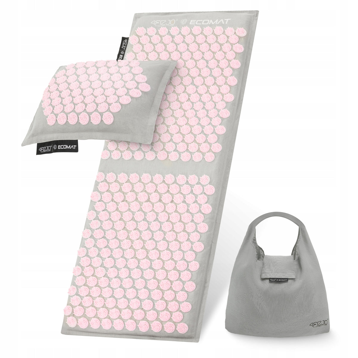 LARGE ECO ACUPRESSURE MAT WITH SPIKES MASSAGE RELAXATION SET WITH PILLOW
