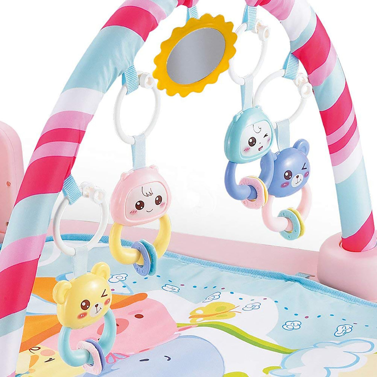 LARGE EDUCATIONAL MAT WITH PIANO INTERACTIVE 5IN1 PINK NICEKIDS EAN (GTIN) 5904158315137
