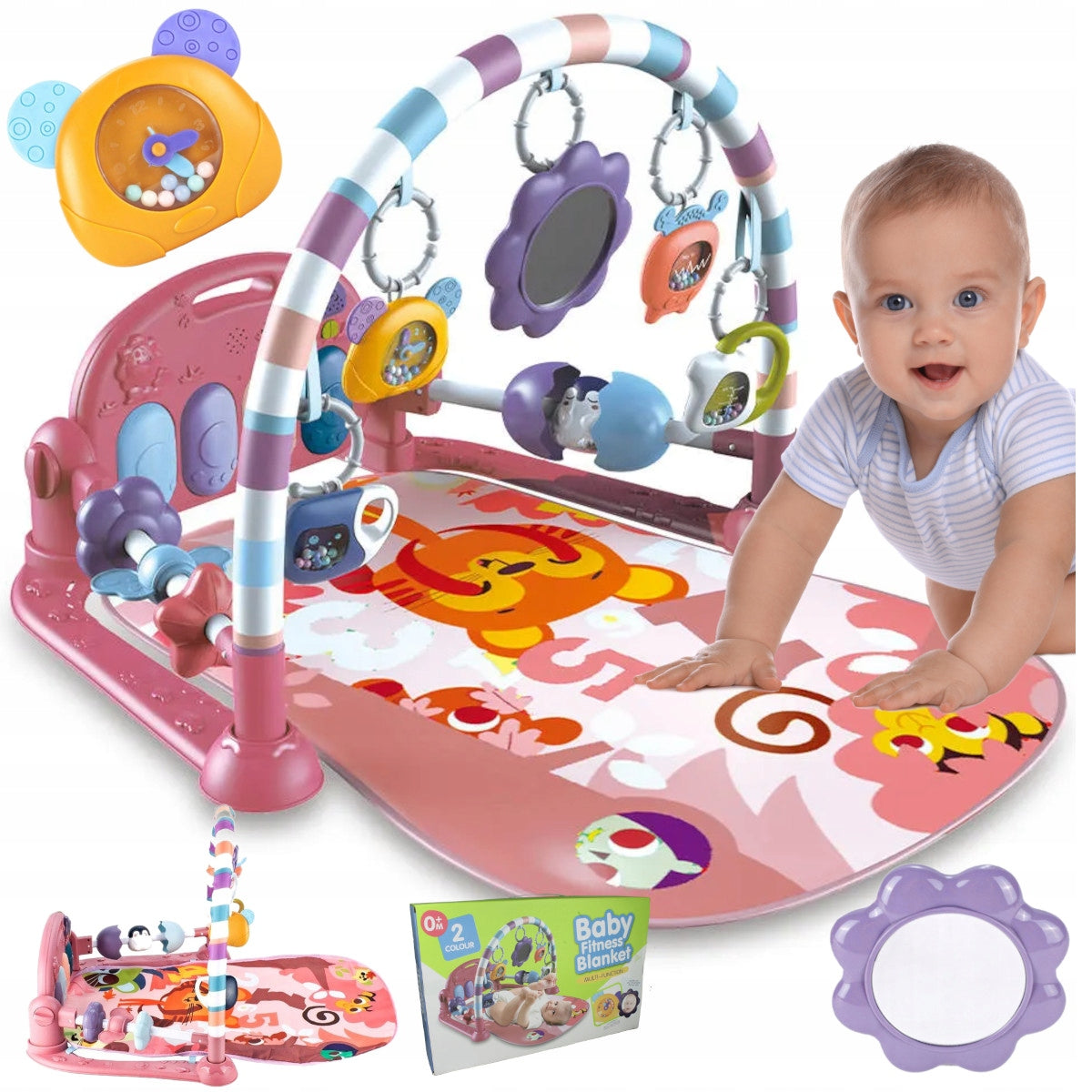 LARGE EDUCATIONAL MAT WITH PIANO Interactive For Toddler Toys GIFT Brand Stator