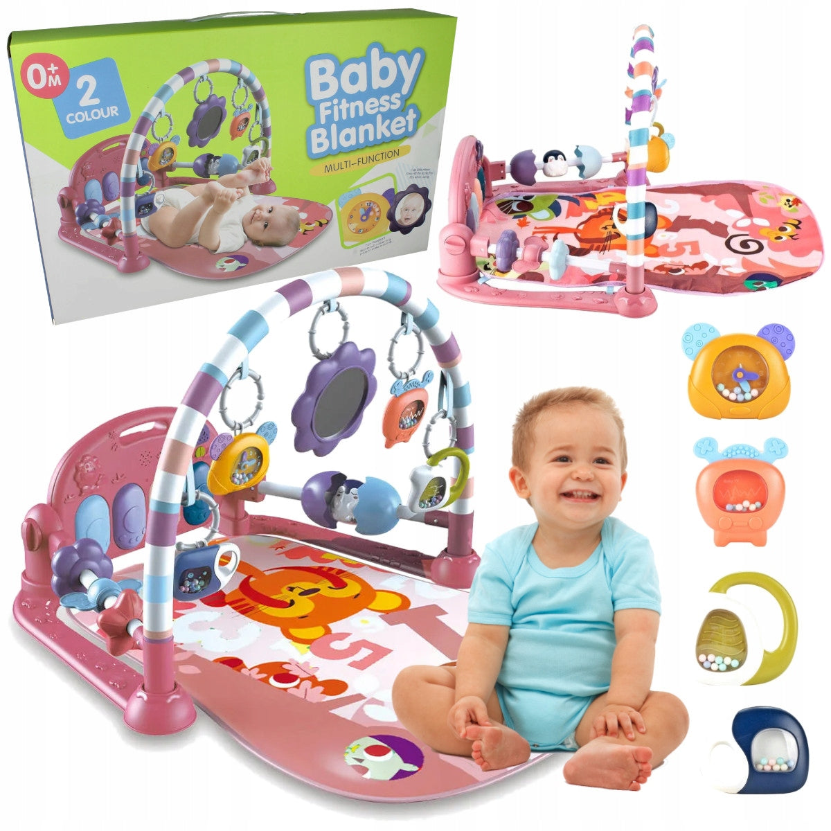 LARGE EDUCATIONAL MAT WITH PIANO Interactive For Toddler Toys GIFT