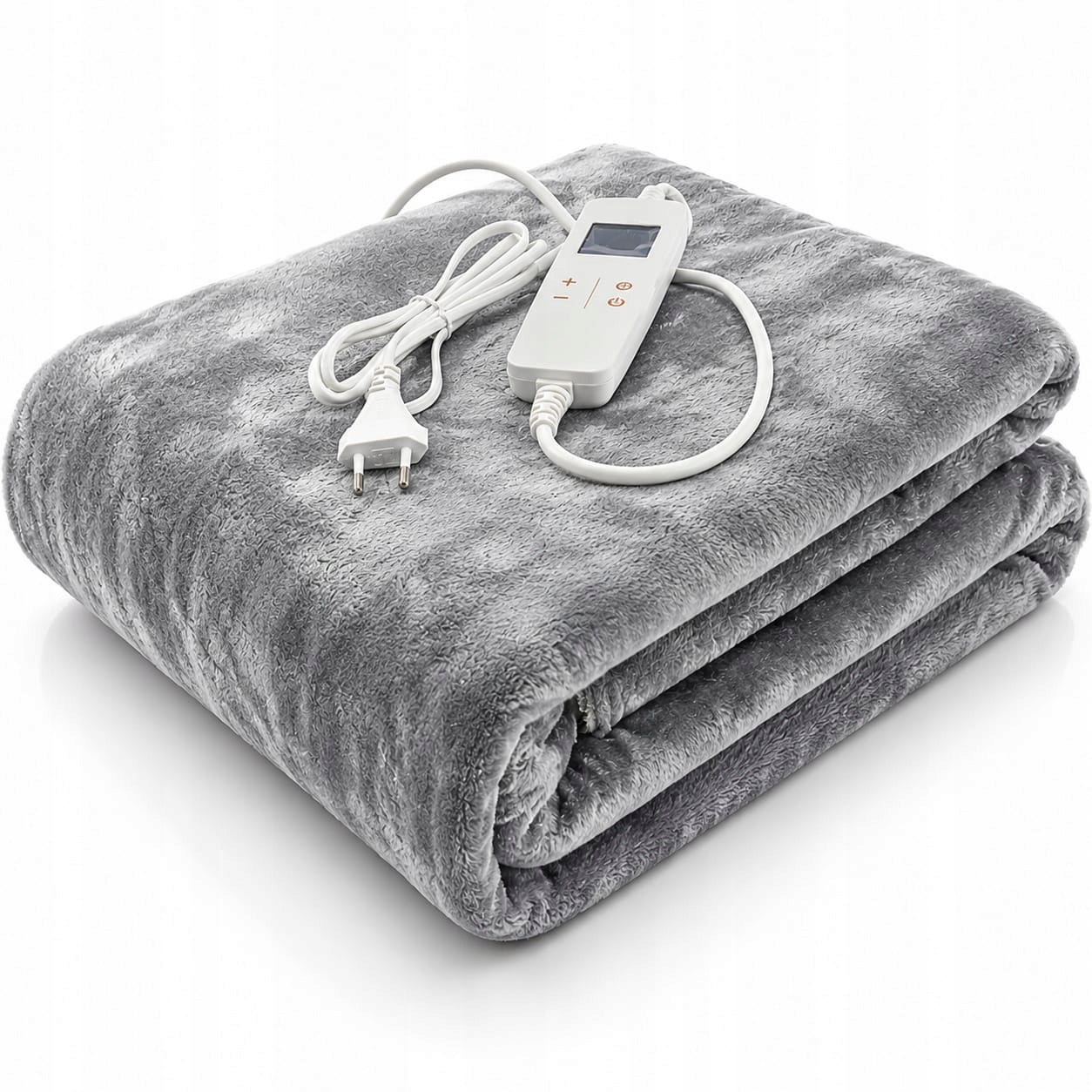 LARGE ELECTRIC BLANKET 180x160 HEATING MAT with remote control grey