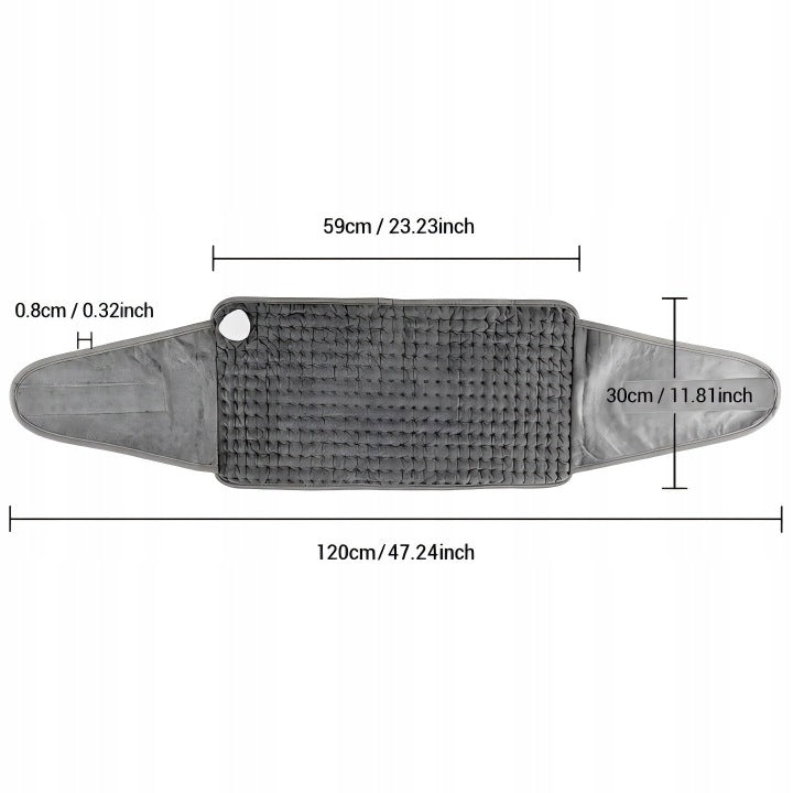 LARGE ELECTRIC HEATING MAT HEATED HOT WATER BOTTLE 75W 120x30CM Medical device no