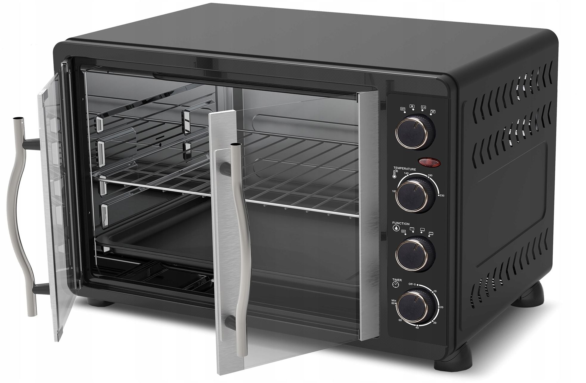 LARGE ELECTRIC OVEN 45L SPIT THERMOCOUPLE