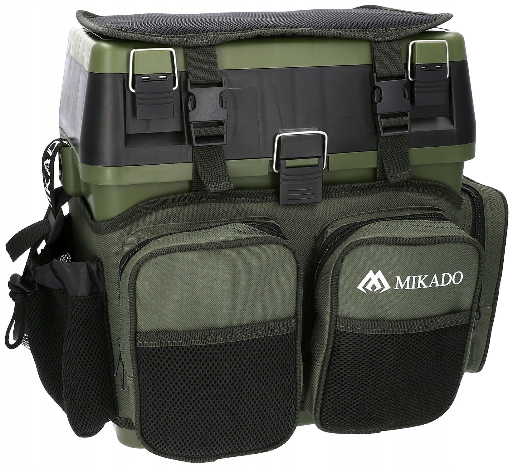 LARGE FISHING BOX WITH BAG MIKADO BASKET SEAT FOR GIFT