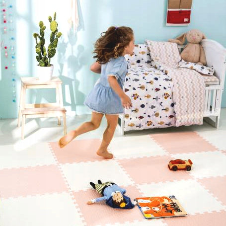 LARGE FOAM MAT 120x120cm FOAM PUZZLE 60x60 cm 4 pcs. RICOKIDS EAN (GTIN) 5903890628932