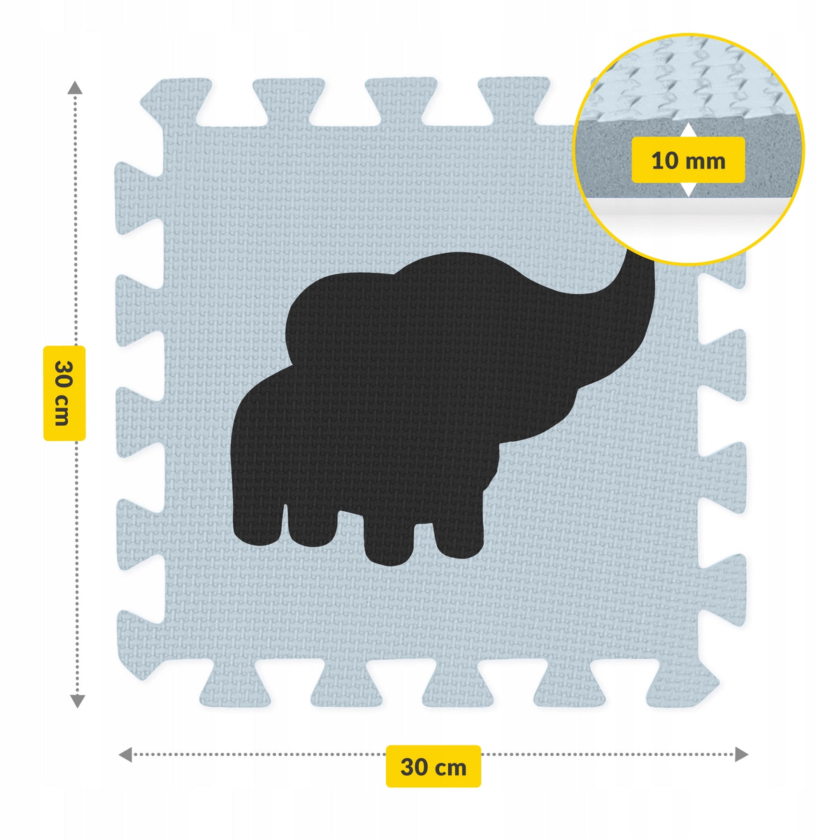 LARGE FOAM MAT EDUCATIONAL PUZZLE FOR CHILDREN THICK FOLDING PLAYPEN 16PCS. EAN (GTIN) 5907739315939