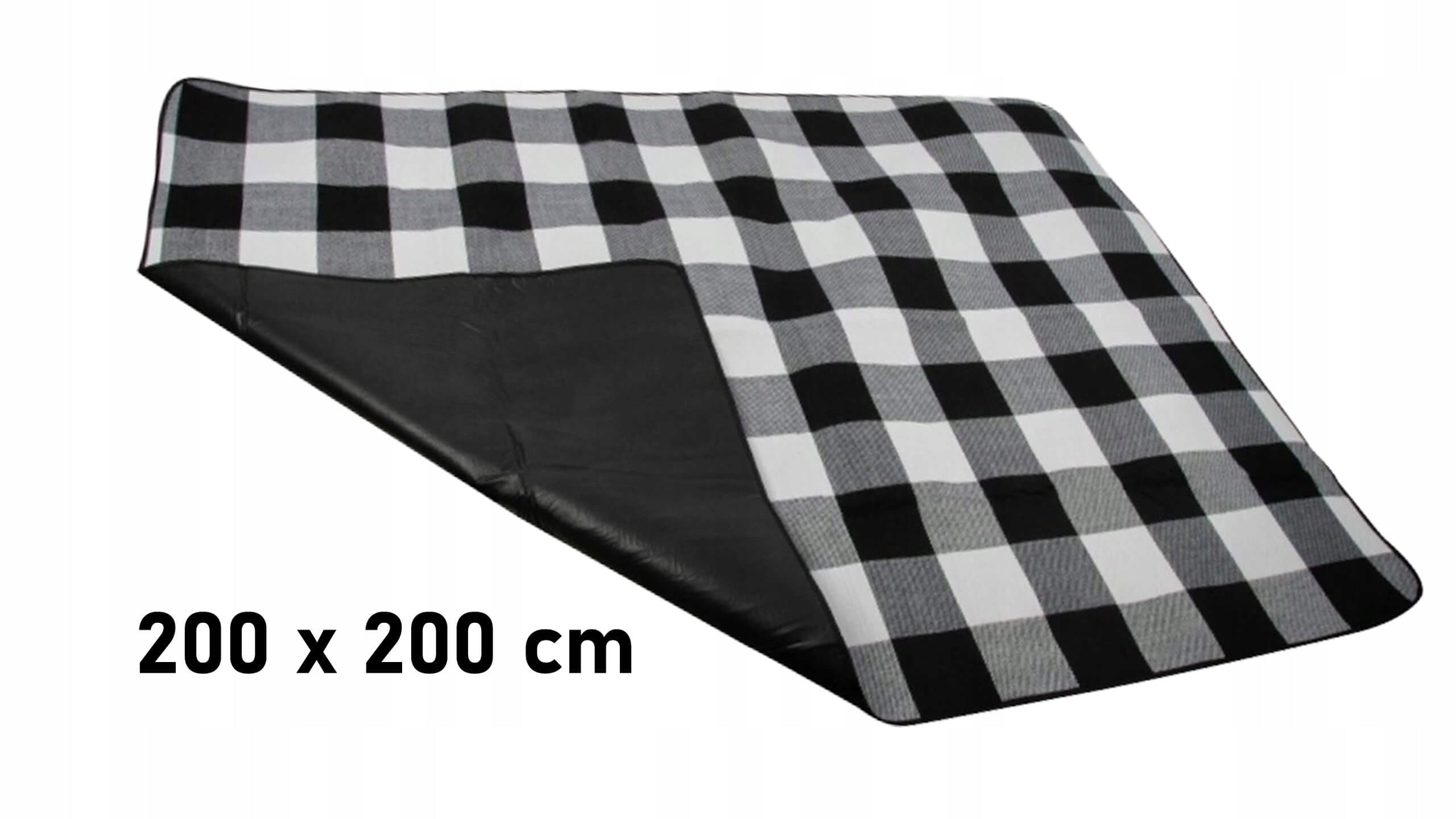 LARGE FOLDING BEACH BLANKET PICNIC WATERPROOF FOR PICNIC CAMPING 200x200 CM Manufacturer code 05298